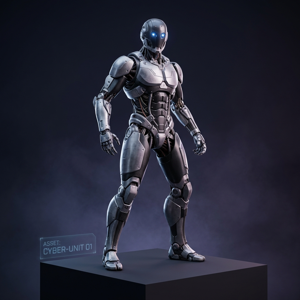 Humanoid Cyborg Asset